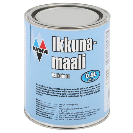 IKKUNAN KARMI MAALI VALKOINEN 0,9L